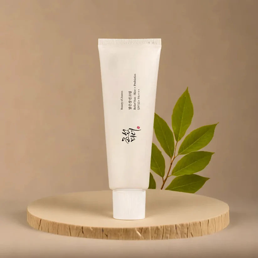 Korean Rice Probiotic Sunscreen - STEP 4- Relief SPF+ PA++++ High Sun Protection Hydration